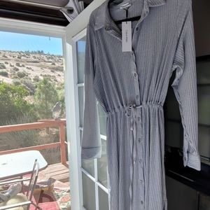 Calvin Klein grey jersey Dress